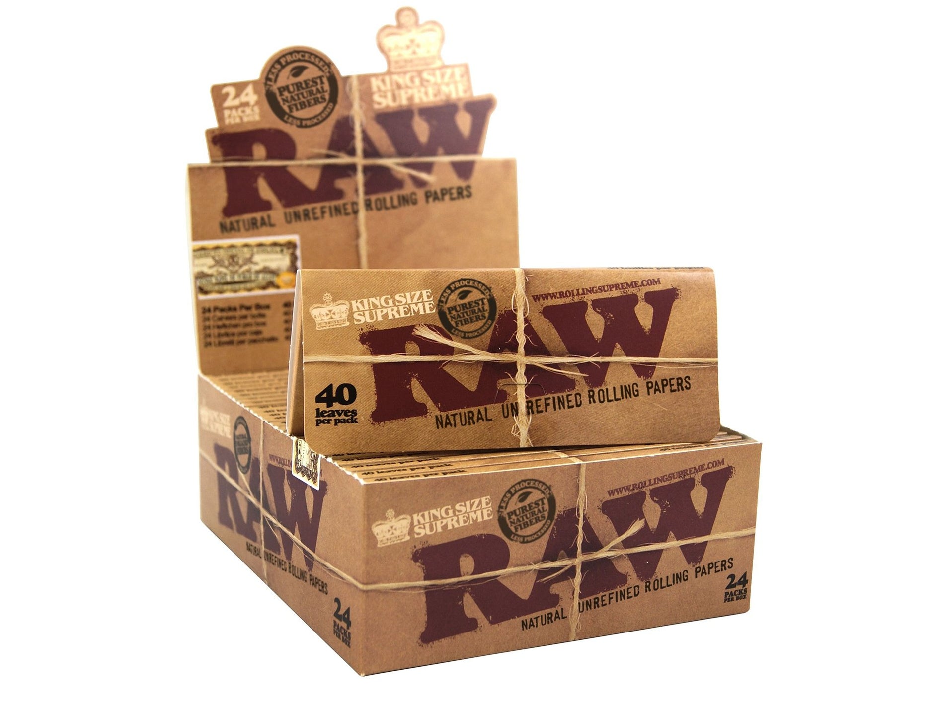 Raw King Size Supreme Papers — Vir Wholesale