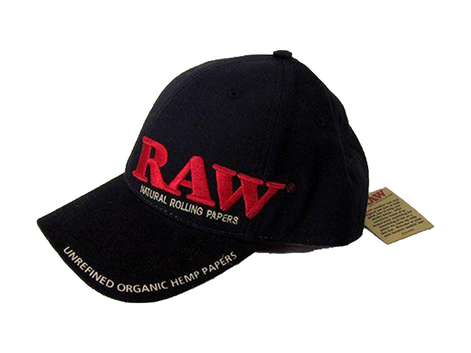 RAW - Clothing - Smoking Baseball Hat Cap Black - VIR Wholesale