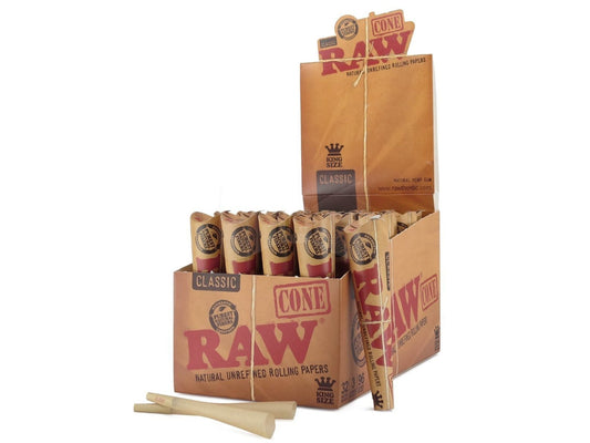 RAW King Size Cone 3 Pack - VIR Wholesale