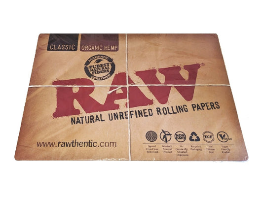 Raw Natural Rolling Papers - Counter Change Mat Large - Desk Mouse Pad - VIR Wholesale