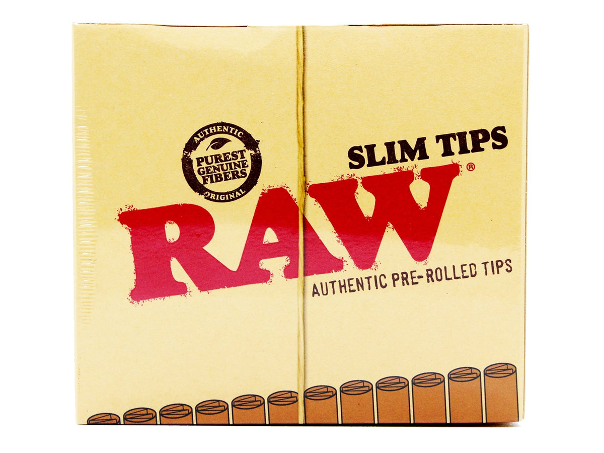 RAW PreRolled Slim Tips 20 Per Box — VIR Wholesale