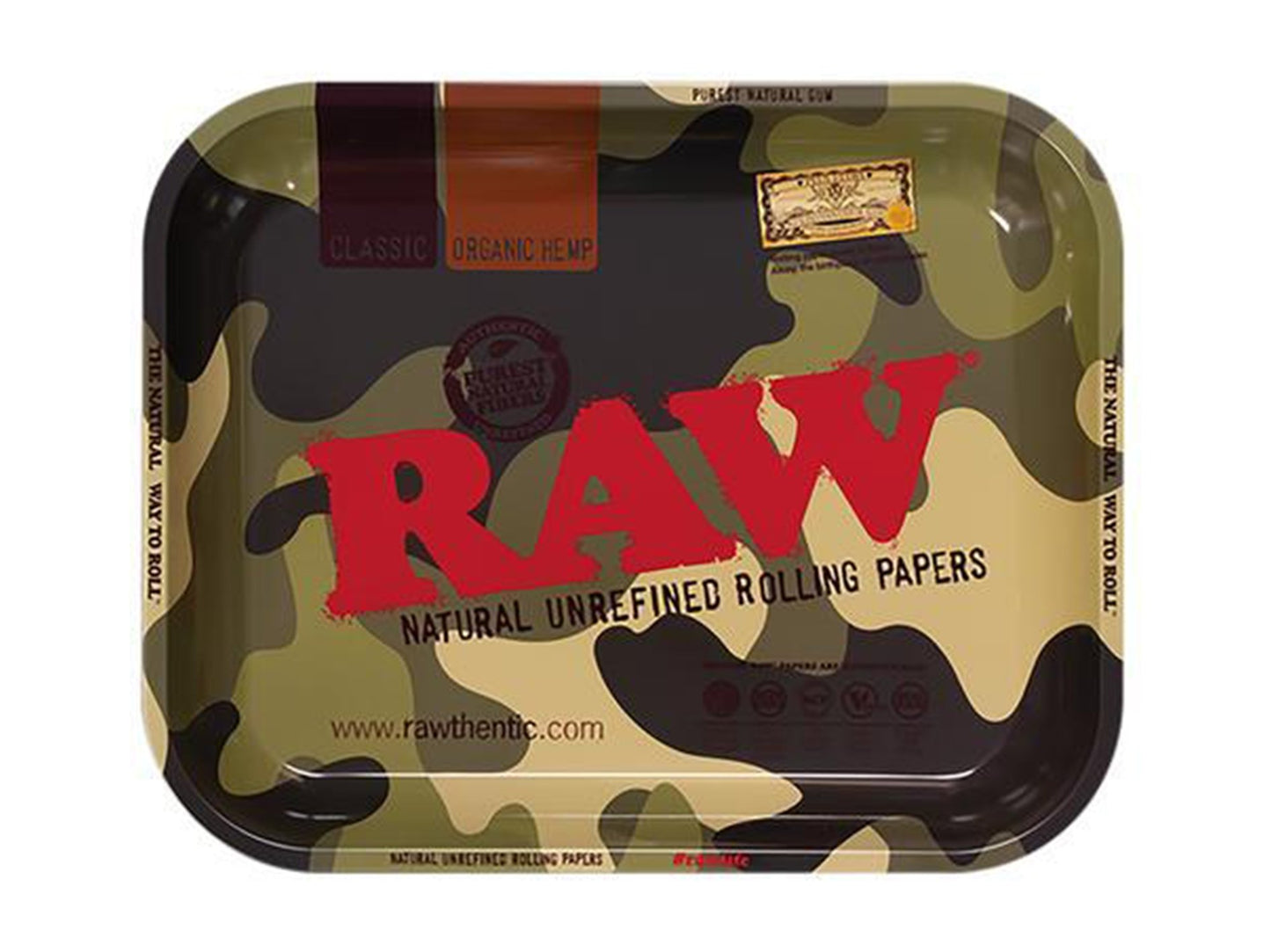 RAW Rolling Camo Metal Tray Large - VIR Wholesale
