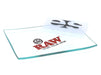 RAW Rolling Mini Glass Rolling Tray - VIR Wholesale