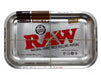 RAW Rolling Silver Small Rolling Metallic Tray - VIR Wholesale