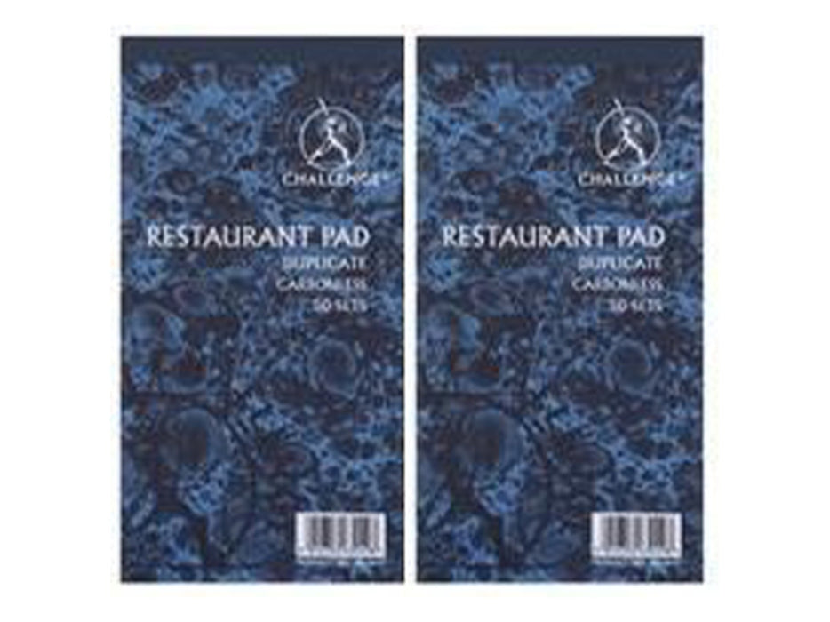Restaurant Pads Challenge DUBLICARE Carbonless 50 Pages [10Pack] - VIR Wholesale