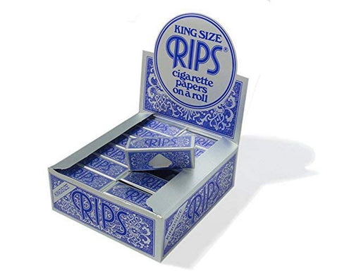 RIPS Blue King Size Rolls Paper 24 Per Box - VIR Wholesale