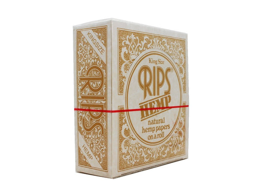 RIPS Hemp King Size Paper Rolls 24 Per Box - VIR Wholesale