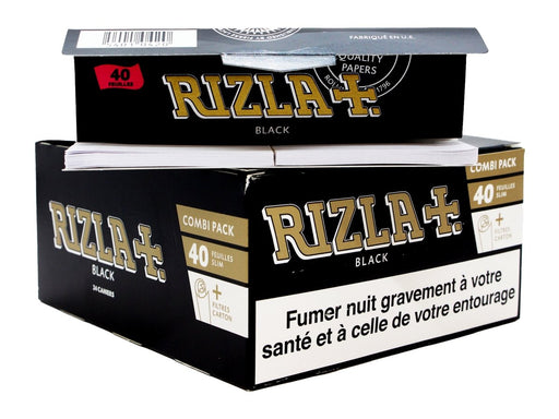 Rizla Black Combi Pack 32 Papers + Roaches - VIR Wholesale