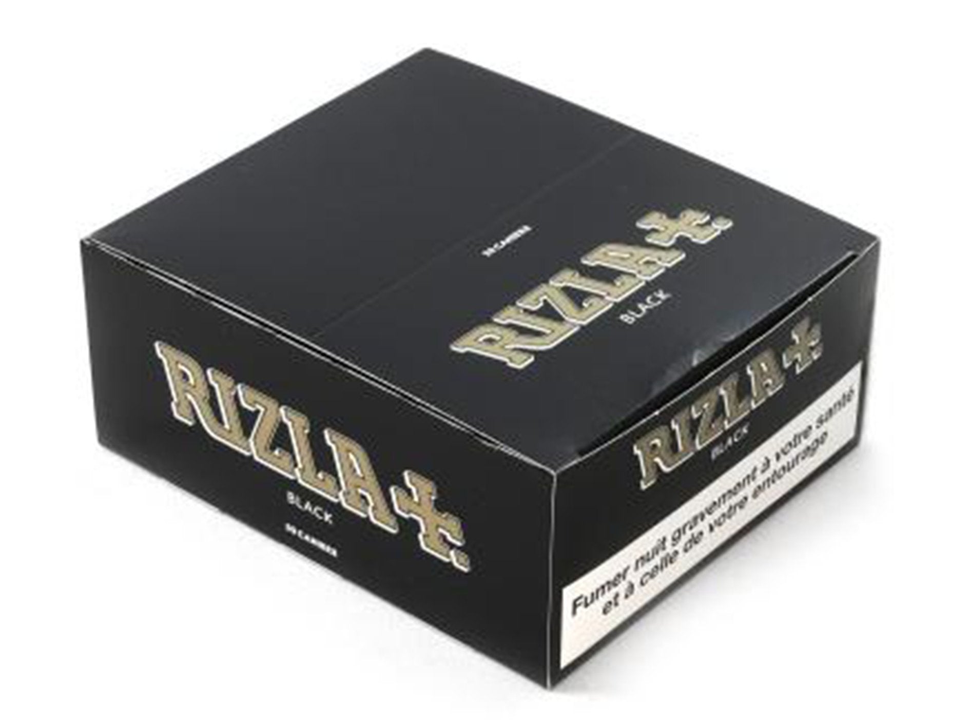 RIZLA Black King Size 50 Booklets Per Box - VIR Wholesale