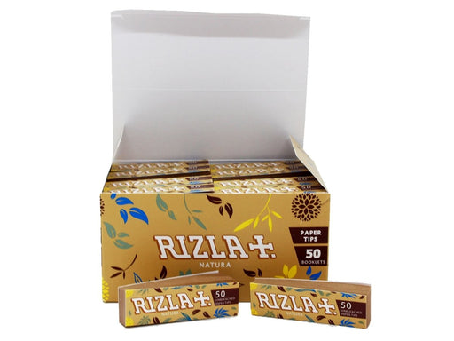 RIZLA Natura Filter Tips - 50 Booklets x 50 Roach Tips - VIR Wholesale