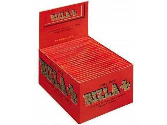 RIZLA Red King Size 50 Booklets Per Box - VIR Wholesale