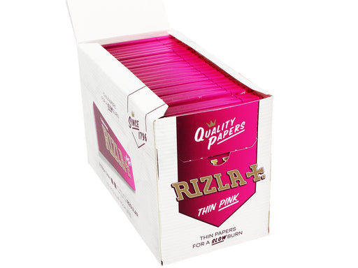 RIZLA Thin Pink Standard 100 Booklets per box - VIR Wholesale