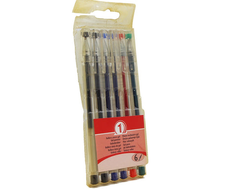 Rollers Gel Pen Pastels 6 Pack - VIR Wholesale