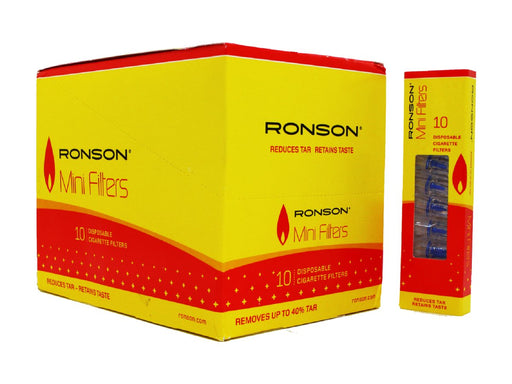 RONSON - Mini Filters - 300 Per Box - VIR Wholesale