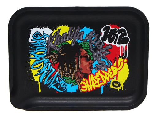 SANTA CRUZ SHREDDER Wiz Khalifa Hemp Rolling Tray - VIR Wholesale