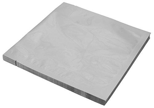 Silver Aluminium Foil MYLAR Bag(100) Vacuum Sealer Food Storage Pouches10X16CM (7g) - VIR Wholesale