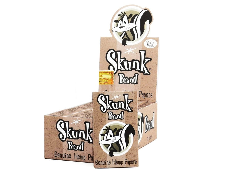 SKUNK Hemp Rolling Papers - Single WIde - VIR Wholesale