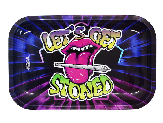 SMOKE ARSENAL Trays Medium Mixed Designs - Let's Get Stoned - VIR Wholesale