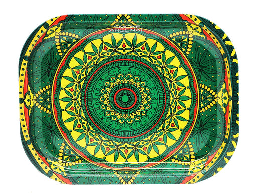 SMOKE ARSENAL Trays Small Mixed Designs - Mandala - VIR Wholesale