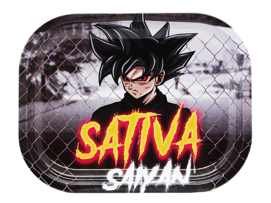 SMOKE ARSENAL Trays Small Mixed Designs - Sativa Saiyan - VIR Wholesale