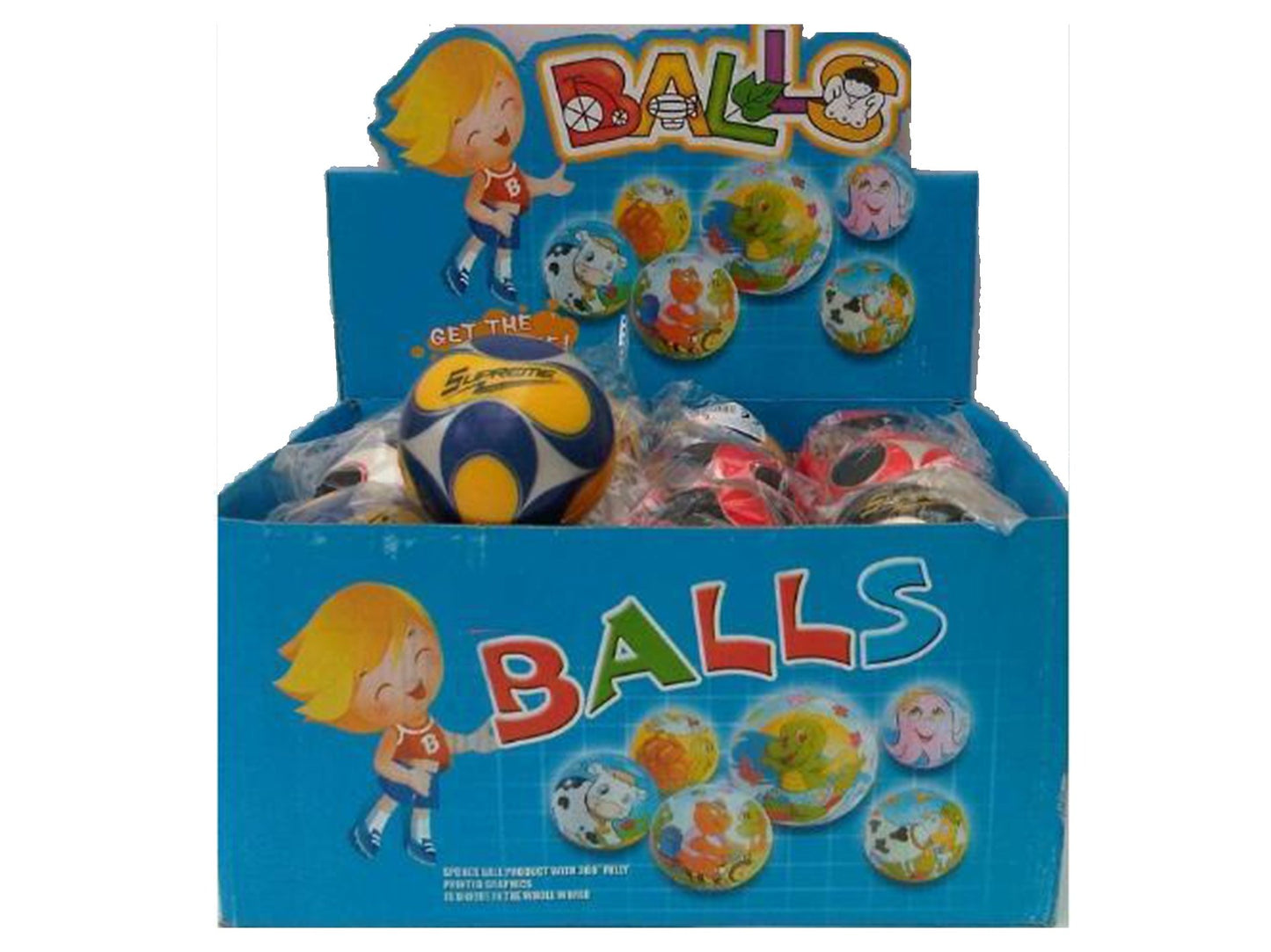 Soccer Sponge 3" Ball Assorted - VIR Wholesale