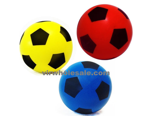 Soft Sponge Footballs Assorted Colours Size 5 - VIR Wholesale