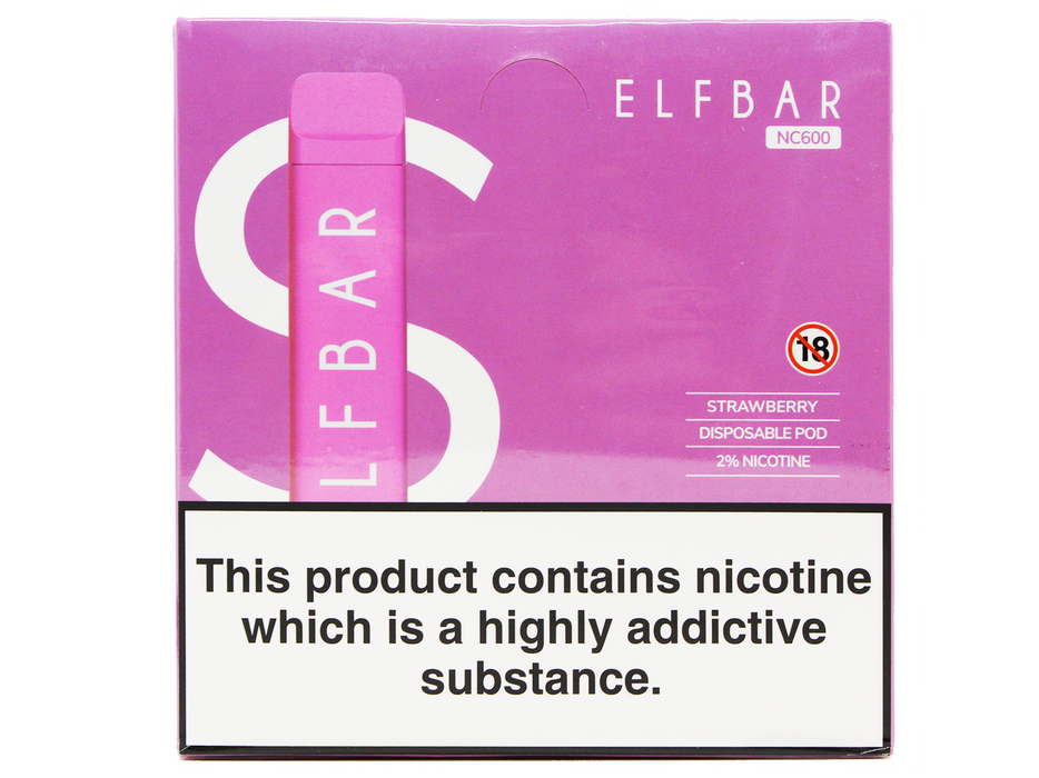 ELFBAR NC600 Disposable Pod 10 Vapes per box - VIR Wholesale