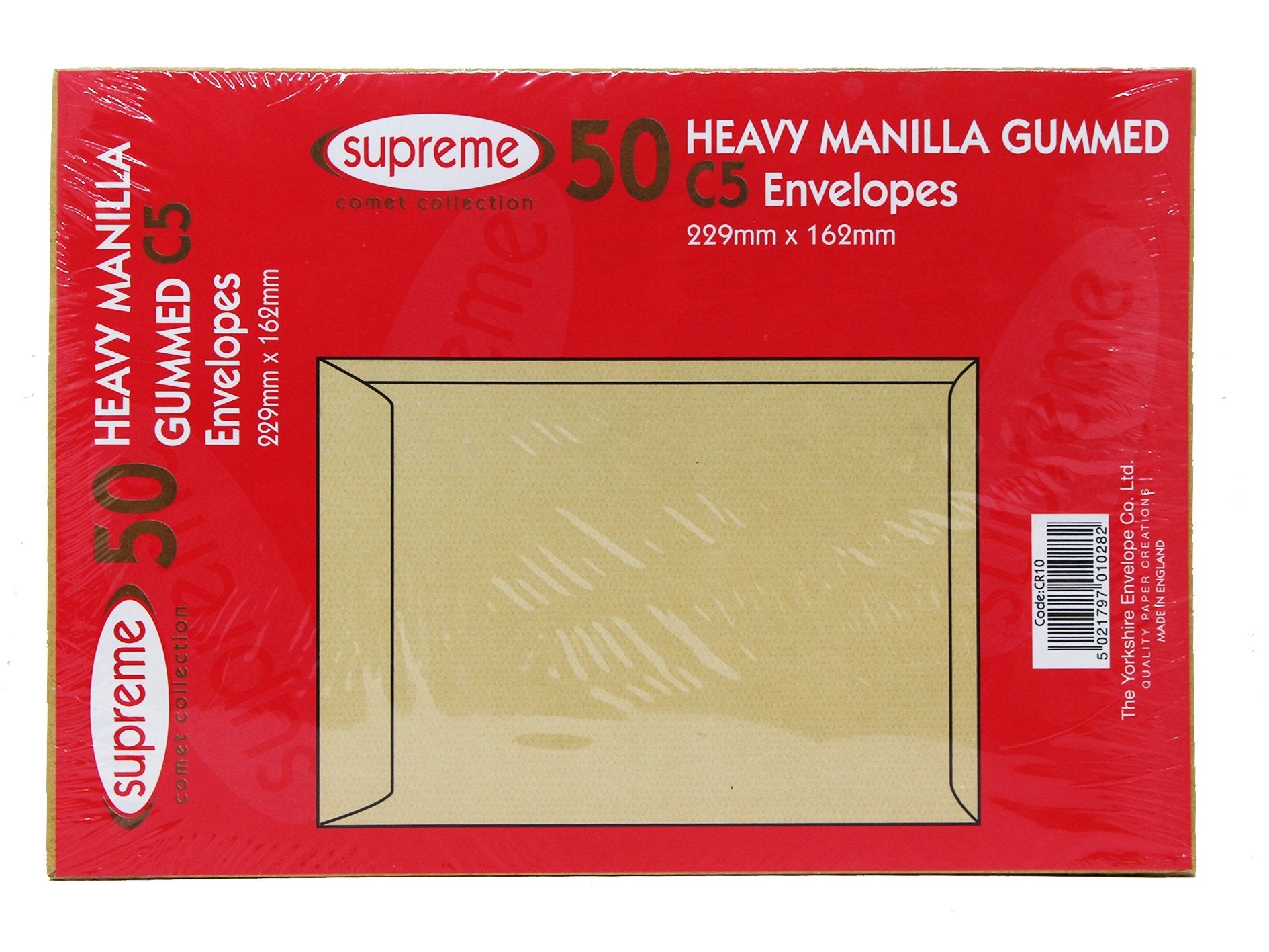 SUPREME C5 White Self Seal Envelopes 229X162MM (25) - VIR Wholesale