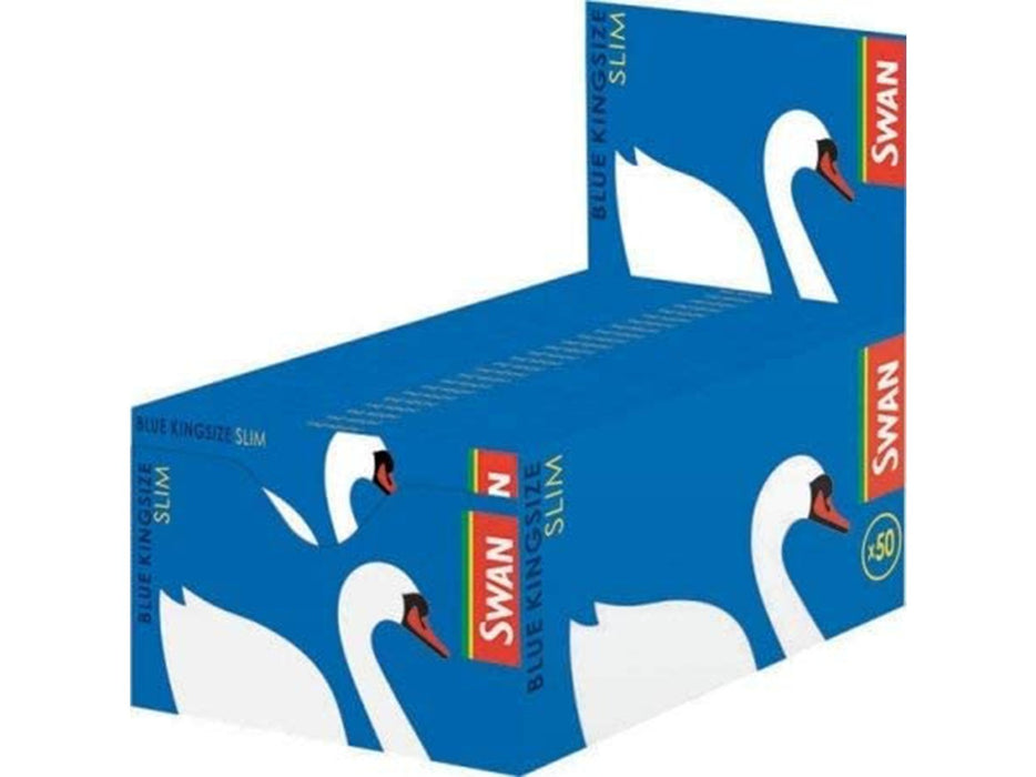 SWAN King Size Blue Papers 50 Booklets Per Box - VIR Wholesale