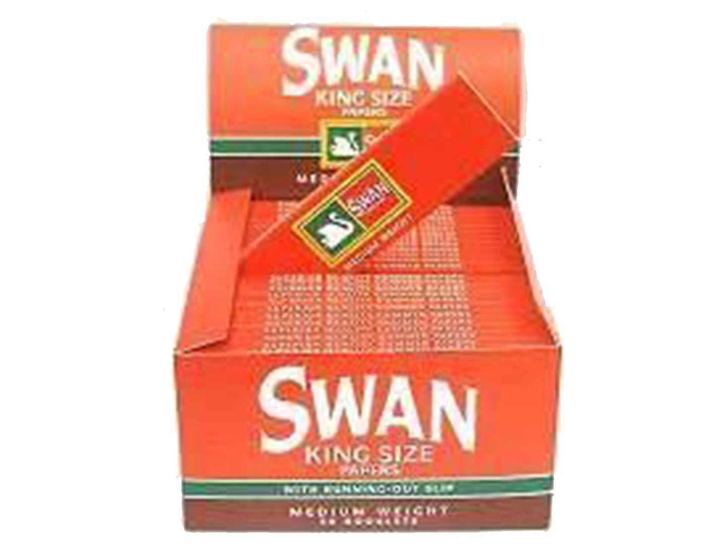 SWAN King Size Red Slim 50 Booklets Per Box - VIR Wholesale