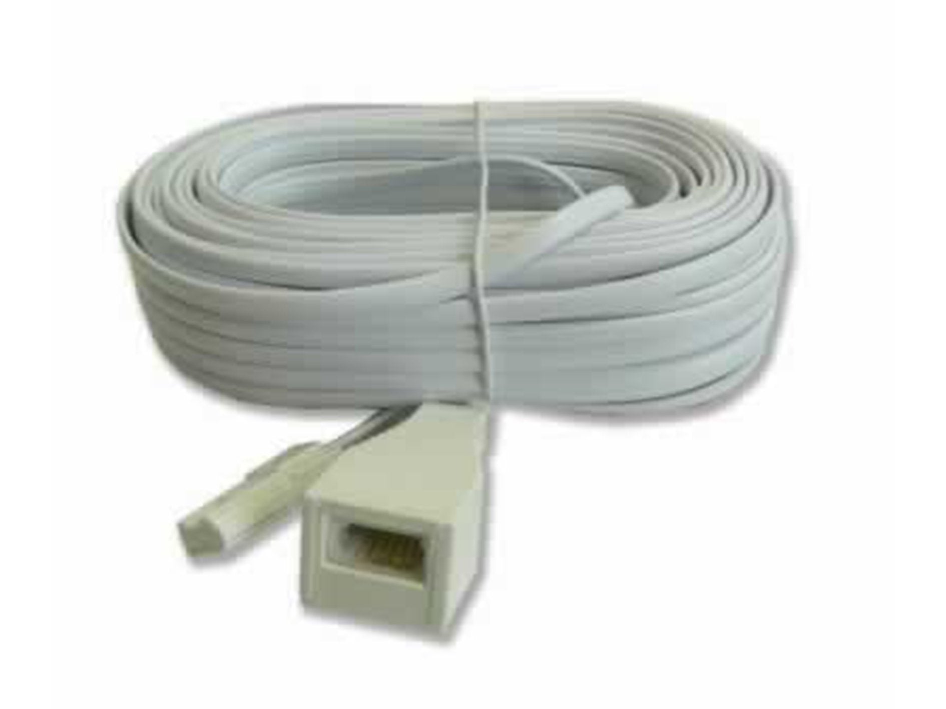 Telephone Extension Cord (25ft / 7.5m Approx) - VIR Wholesale