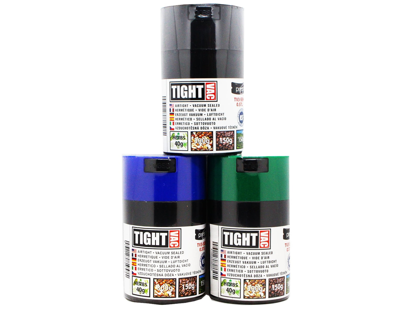 TIGHT VAC Airtight Container 0.57 Litre (Colours May Vary) - VIR Wholesale