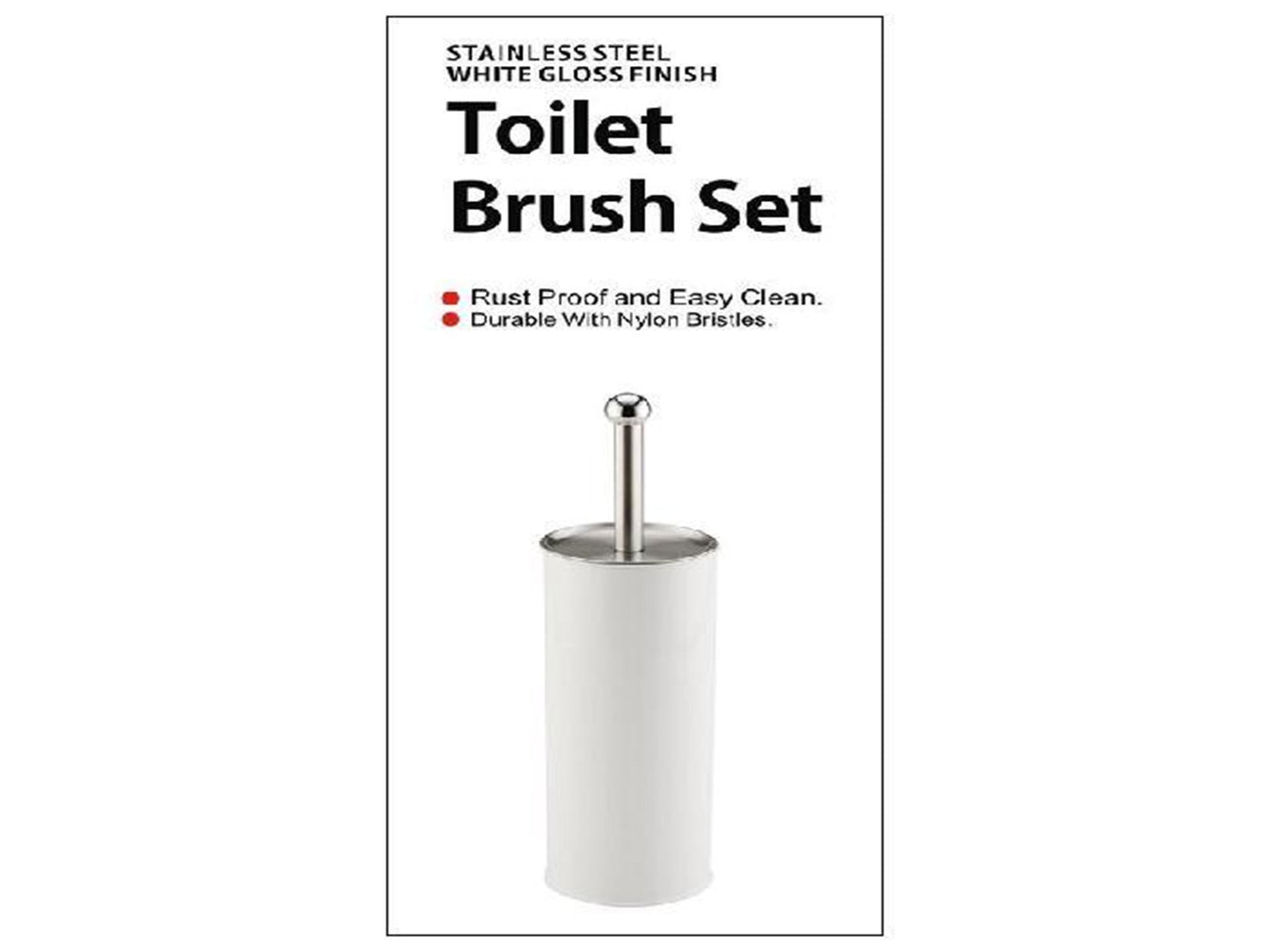 Toilet Brush Set (Stainless Steel) - VIR Wholesale