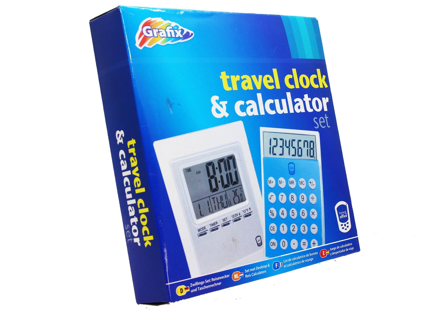 Travel Clock Calculator Set - VIR Wholesale
