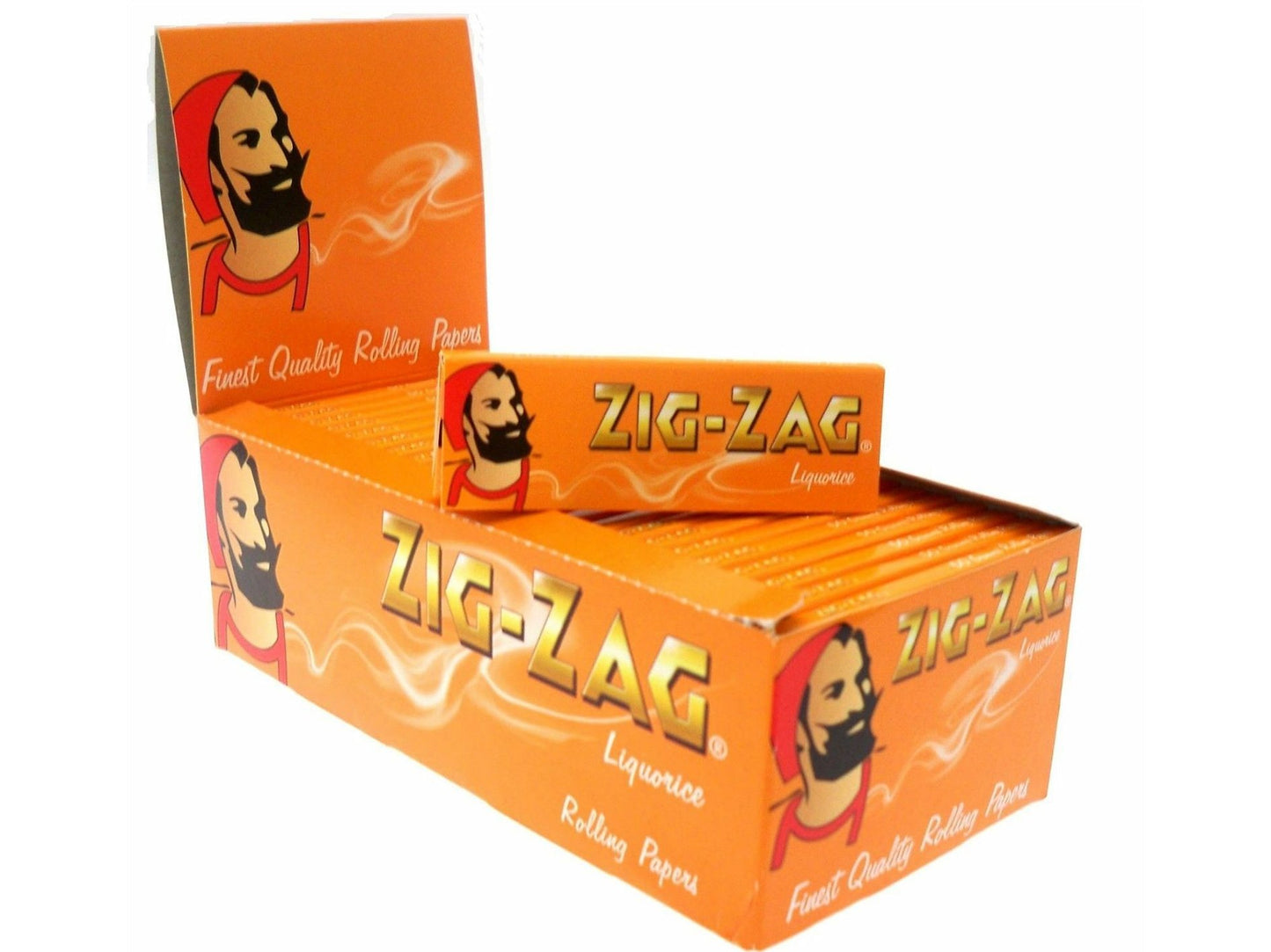 ZIG- ZAG Liquorice Standard 50 Booklets Per Box - VIR Wholesale