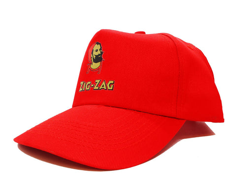 Zig-Zag Red Baseball Cap - VIR Wholesale